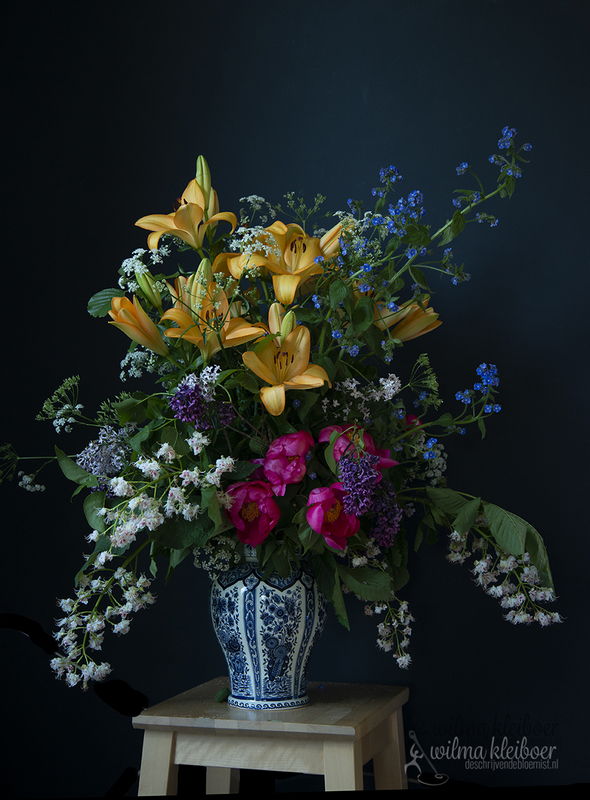 barok bloemschikking wilmakleiboer
